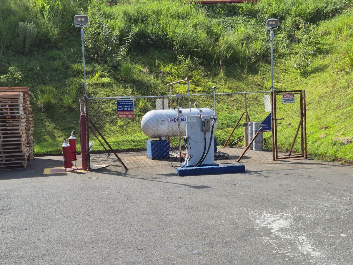 Central de GLP em área externa